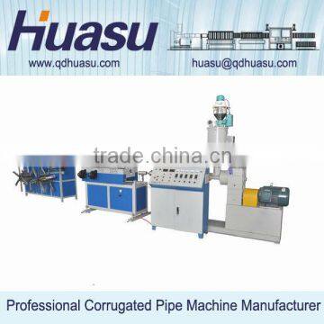 Plastic Corrugated Pipe Machine Single Wall Pipe Line