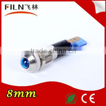 PCB high LED 8mm blue 8 pin toggle switch