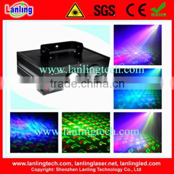 480mW RGB Multi-Effect Laser Light with LEDs background