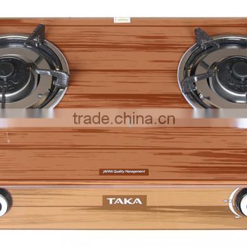 TAKA Gas Cooker DK-80A double Magneto Burners - top glass / Home Appiances / Kitchen Wares