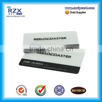 Popular sale clear PVC card