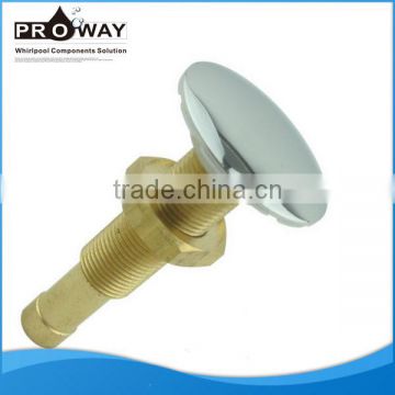 PROWAY new design brass air jet used for bathtub Chrome-plated brass High pressure air jet