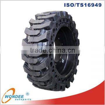 China Supplier 10ply Solid Skidsteer Tyre