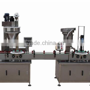 Automatic high precision filling and capping machine