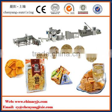 2015 Hot Sales New Stainless Steel Fully Automatic Fried Puffed Food Production Line