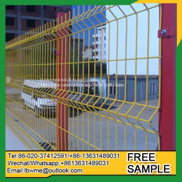Powder coating ornamental double loop wire fence
