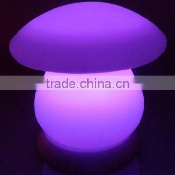 High stability plentiful RGB full light changing waterproof plastic LED table lamp/ mushroom light/ decorative light
