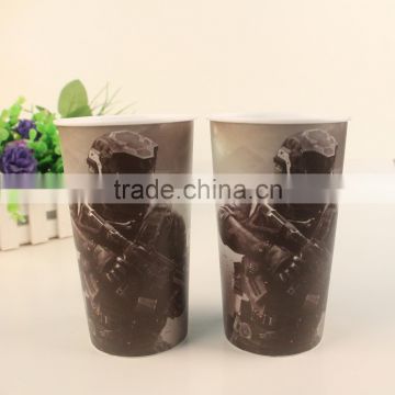 personalized design PP plastic cup 500ml for promotional