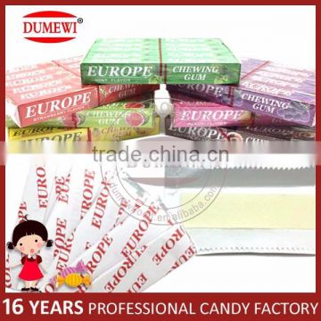 Multi Flavors 5 Sticks Europe Chewing Gum