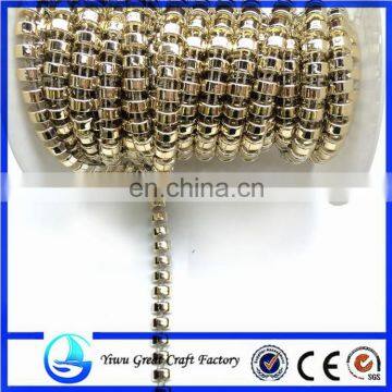 Fashion semicircle clothing electroplating electroplating gold cords of beads chain bead bead chain link