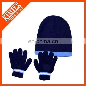 Cashmere knit scarf glove and hat set
