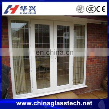 CCC certafication soundproof clear glass pvc door & windows