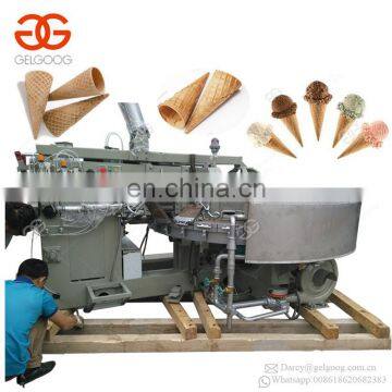 Professional Design Ice Cream Rolled Snow Cone Maker Crisp Bowl Shape Sugar Cone Making Waffle Cup Machine