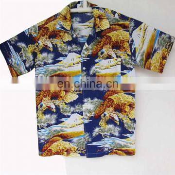 cheap rayon hawaiian shirts printed short sleeve hawaii shirt