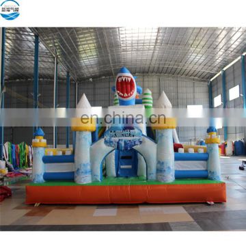 Factory Inflatable PVC Tarpaulin Shark Toys Bouncer Castle Bounce House for Sale