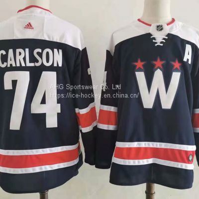 Washington Capitals #74 Carlson Navy Jersey