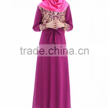Fashion 10 colors double layer thick chiffon Women Clothing Abayas