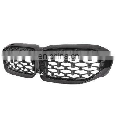 Front Bumper Grille For BMW 3 Series 2019+  G20 G28 Upgrade Diamond Style Front Grille
