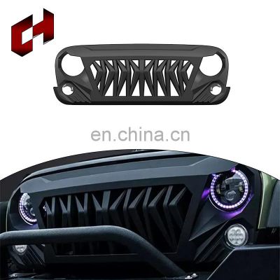 Ch Assembly Front Mesh Grille Front Grille With Light Fit Mesh Front Car Grille Guard For Jeep Wrangler Jk 2007-2017