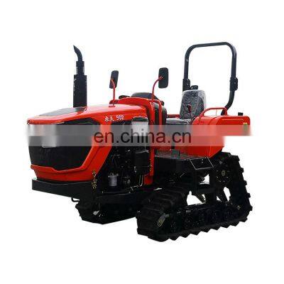 NF-502 Heavy Machine For Farming Working 50hp Rubber Crawler mini Tractor