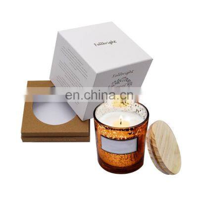ENO customize package Eco Friendly Luxury Wholesale Paper Custom Candle Gift Boxes candle package