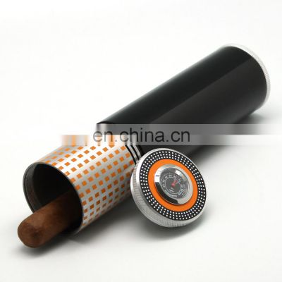 promotion cigar aluminum tube smoking gift set wholesale for 3cigars  holder
