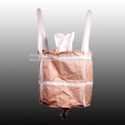 canton plastic PP FIBC big recycle jumbo bag 500kg 1000kg 1500kg 2000kg portable flour pp woven bag