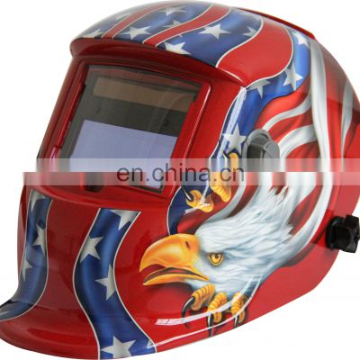 Work Safety Equipment Full Face Auto-darkening Welding Helmet 0.1S~0.8S LYG-8623W 3/10000S 92.5mm*42.5mm DIN9~13 110mm*90mm*9mm