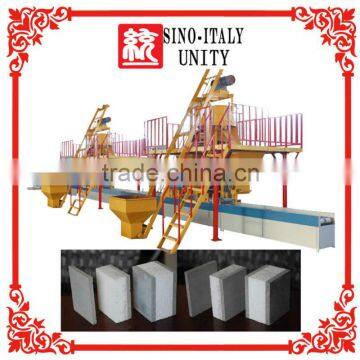 Automatic light weight wall panel machine