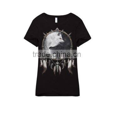 wolf design latest 3d style t shirt