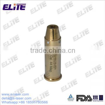 FDA Approved High Quality Gold Plated Brass 44Mag. Caliber Cartridge Red Laser Bore Sight