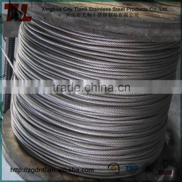 316 7x7 3.2mm Stainless Steel Wire Rope 1/8" Length 2000m