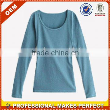 Bulk pure color hurley t shirts with long sleeve(YCT-B0563)
