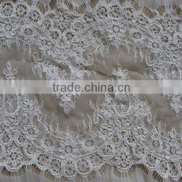 HOT!!!!New Lace Design Embroidered High Quality Tulle Lace Fabric/soft Tulle Lace Fabric/ French Net Lace Tulle Lace For bridal