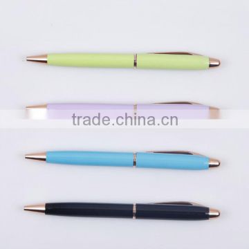 2015 promotional high quality business gift pens with custom clip