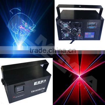 4W RGB Laser Stage Light Pro DMX-512 Lighting Laser Projector Party DJ Light