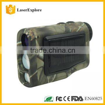 New Release 600m Waterproof Solar Power Laser Rangefinder Hunting Rangefinder