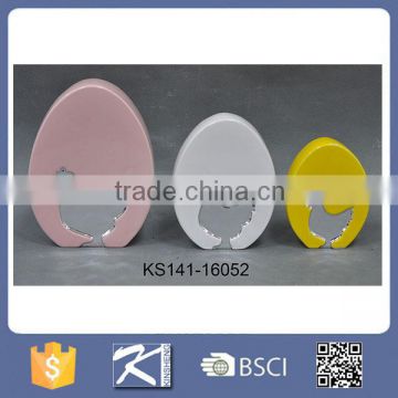 Best selling items colorful giant ceramic eggs easter
