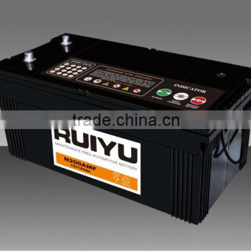 12 V car battery auto battery automotive battery for distributor