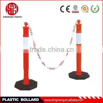 Firm and Useful 1.1M Red Plastic Bollard