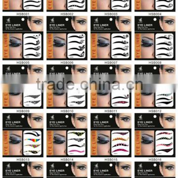2016 best seller Eco-friendly high quality temporary eyeliner sticker