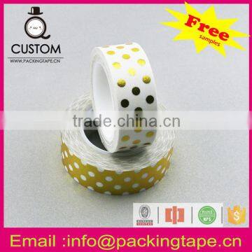 Professional printing gold blocking paper tape