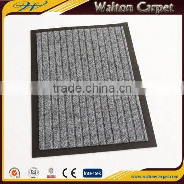 Five rib coarse fiber latest design custom size pvc hotel mat