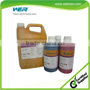 2016 new design industrial professional usage Wer-China konica solvent ink