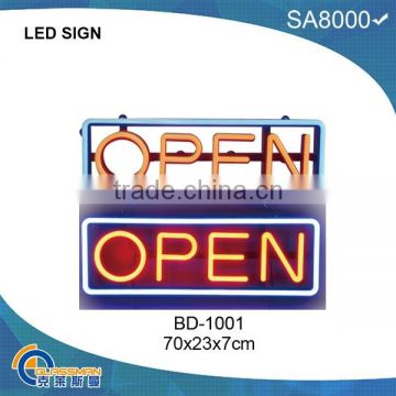 unique led open sign BD-1001