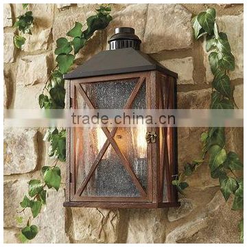 Wall Hanging Wooden Lantern