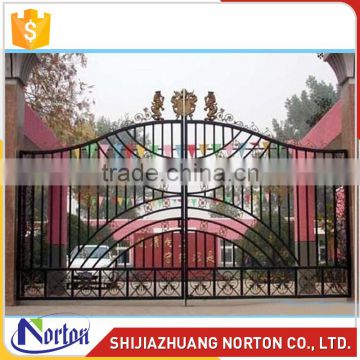 Large courtyard cast iron gate for decoration NTIRG-006LI