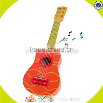wholesale baby wooden toy guitar high quality kids wooden toy guitar cheap children wooden toy guitar W07H036