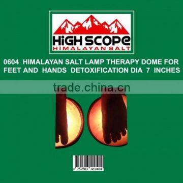 HIMALAYAN SALT LAMP THERAPY DOME FOR FEET AND HANDS DETOXIFICATION