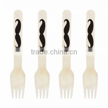 Disposable China Dining fork With color Stamp